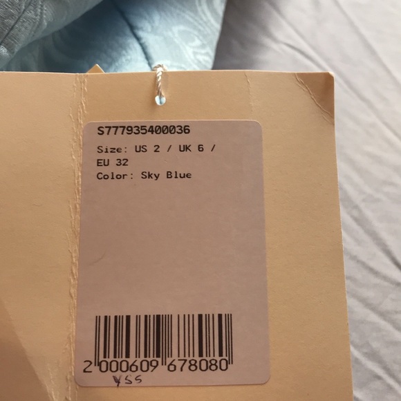 NWT LanTing Bride mother of the groom/ bride dress. Lite blue dress with jacket - Picture 8 of 11